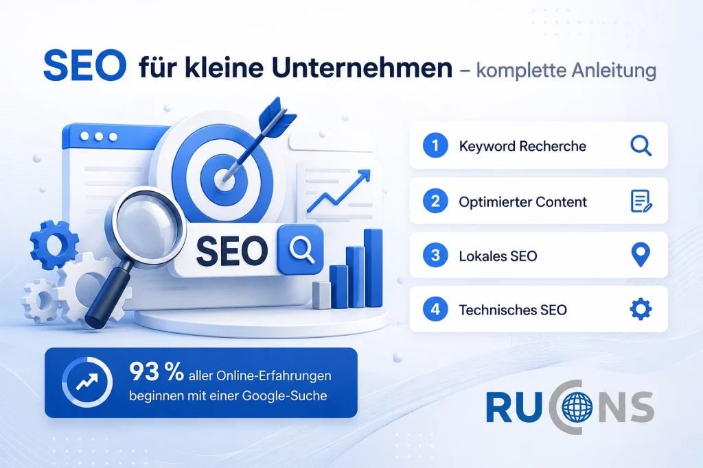 SEO für kleine Unternehmen – komplette Anleitung 2026