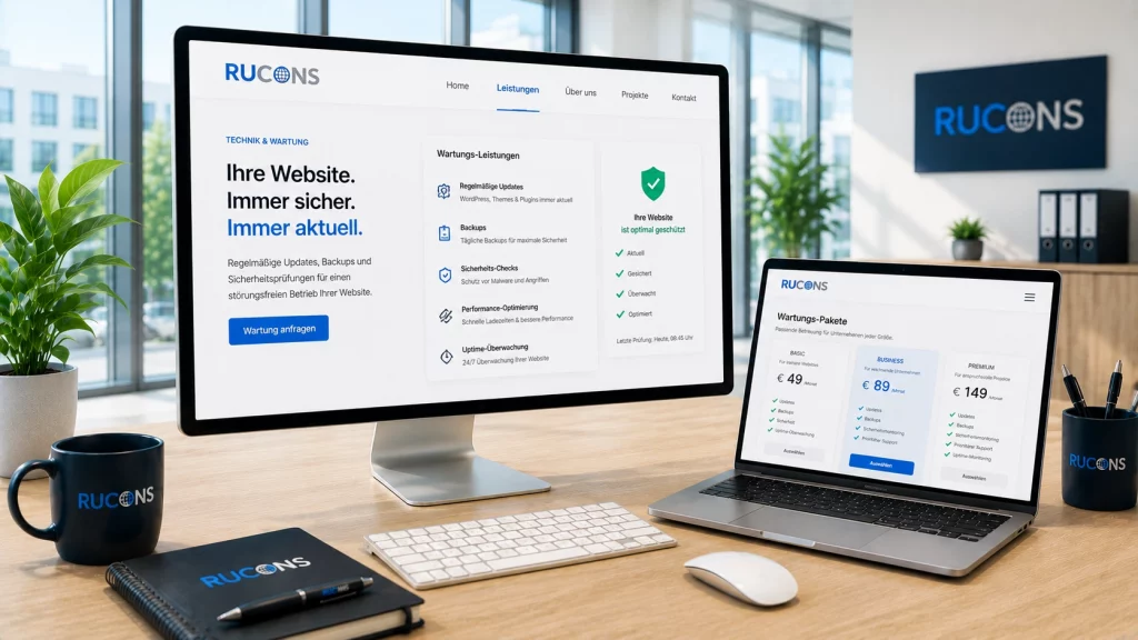 Website-Wartung, Betreuung